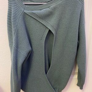 Thick teal colored sweater